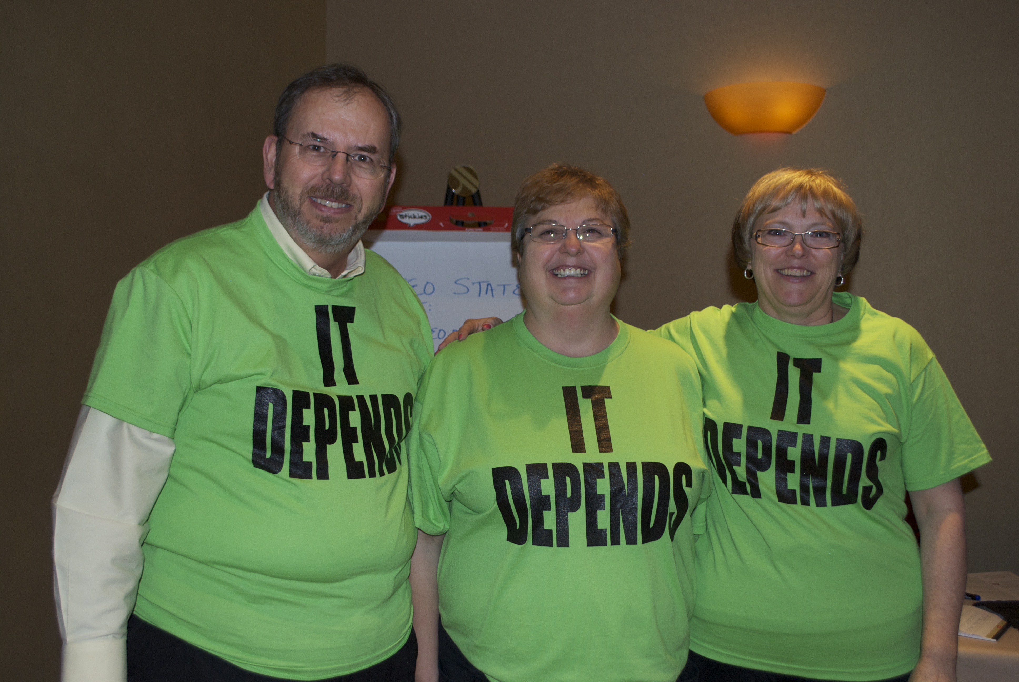 Russ Poulin, Pam Shay and Sharyl Thompson