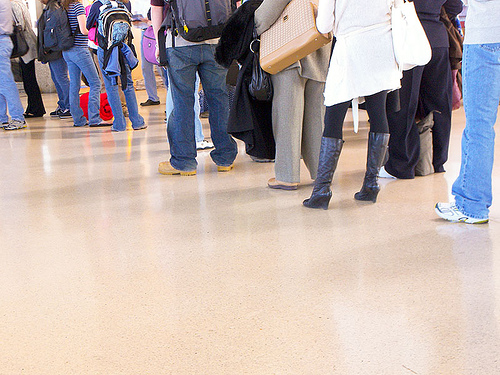 Waiting in line by Iowa Spirit Walker on Flickr