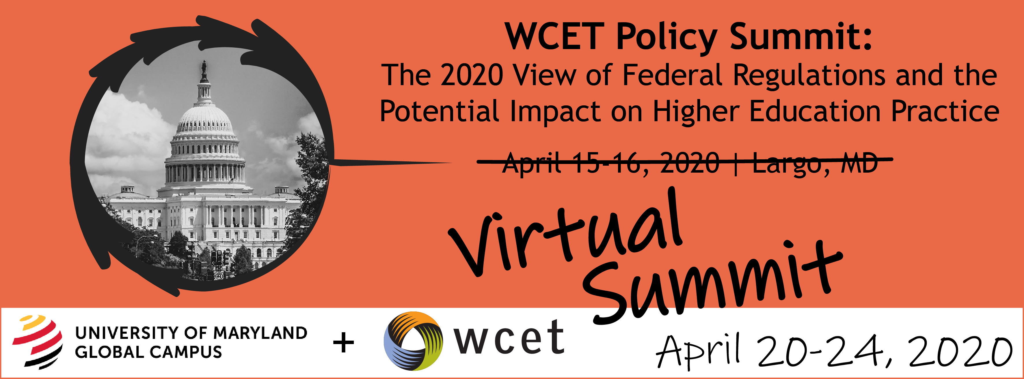 dates and info on the virtual policy summit, april 20-24,