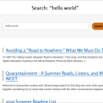 screen capture of web search