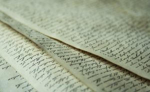 old looking handwritten letters