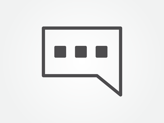 Icon of a chat box
