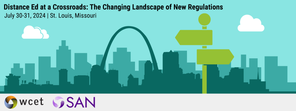 Distance Ed at a Crossroads graphic