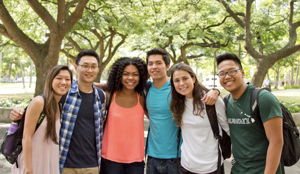 Group of University of Hawai'i students